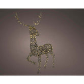 Lumineo Steady 300 Led Wicker Deer 99cm - Brown/Warm White